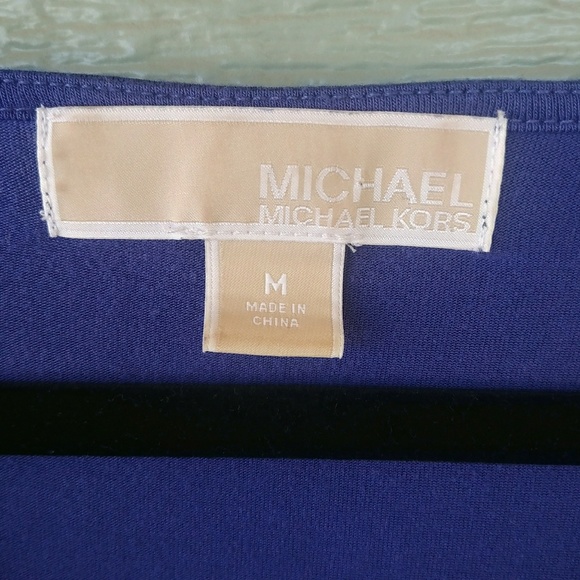 Michael Kors Scoop Neck Drawstring Top - Picture 3 of 7